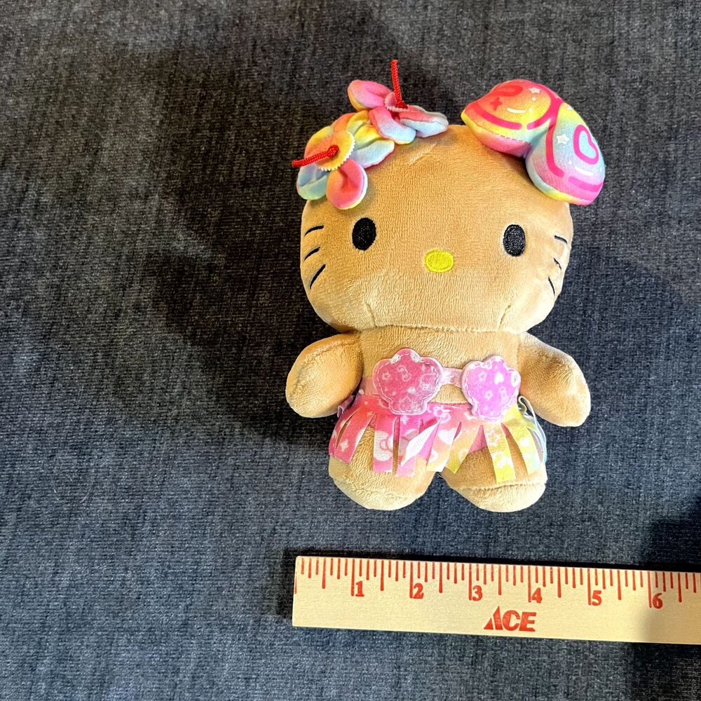 Hawaii Abc Store Limited 50Th Anniversary Tanned Hello Kitty japan Sanrio 6in - Picture 3 of 6
